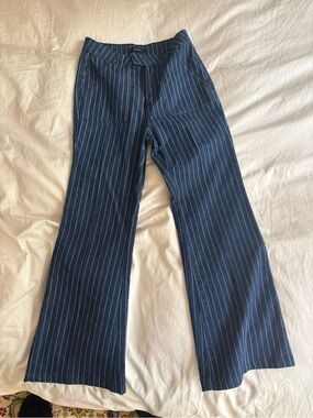 Vintage Forever 21 flared pinstripe pants